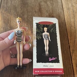 Barbie Collector's Series Black and White Striped Ornament